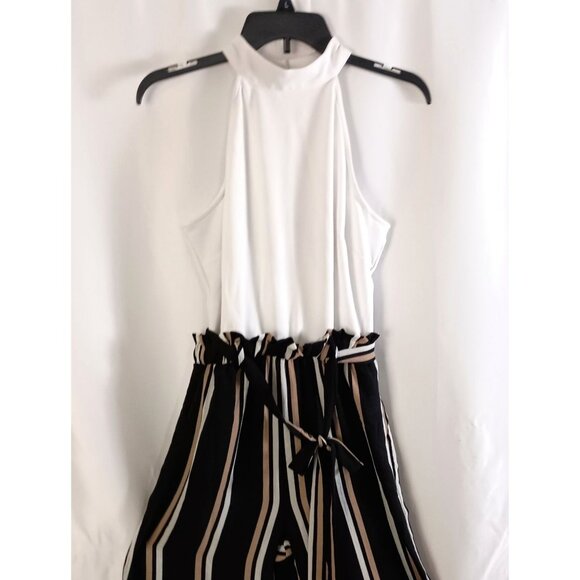 Mi Ami High Neck Sleeveless Jumpsuit Women’s Size M Black Chic Party Outfit - Picture 4 of 6